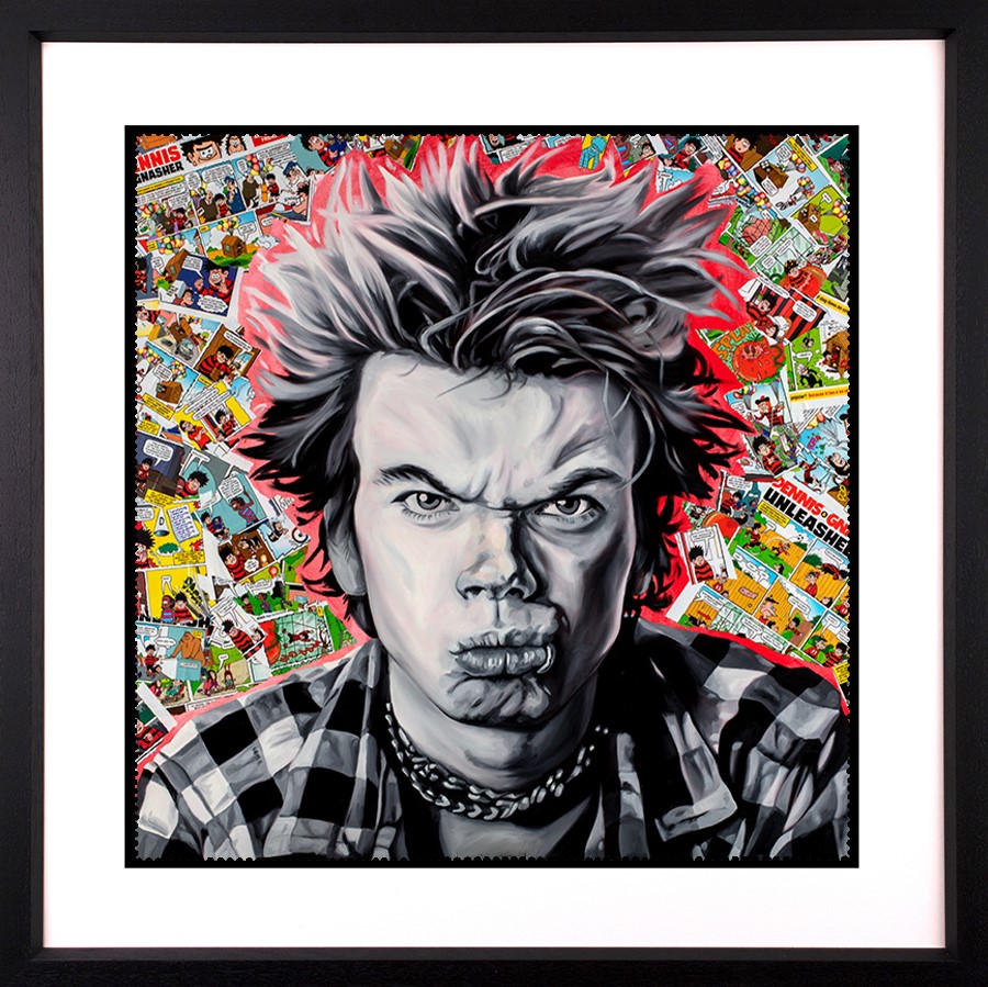 Anarchy Framed Print on Paper by Artist Chess