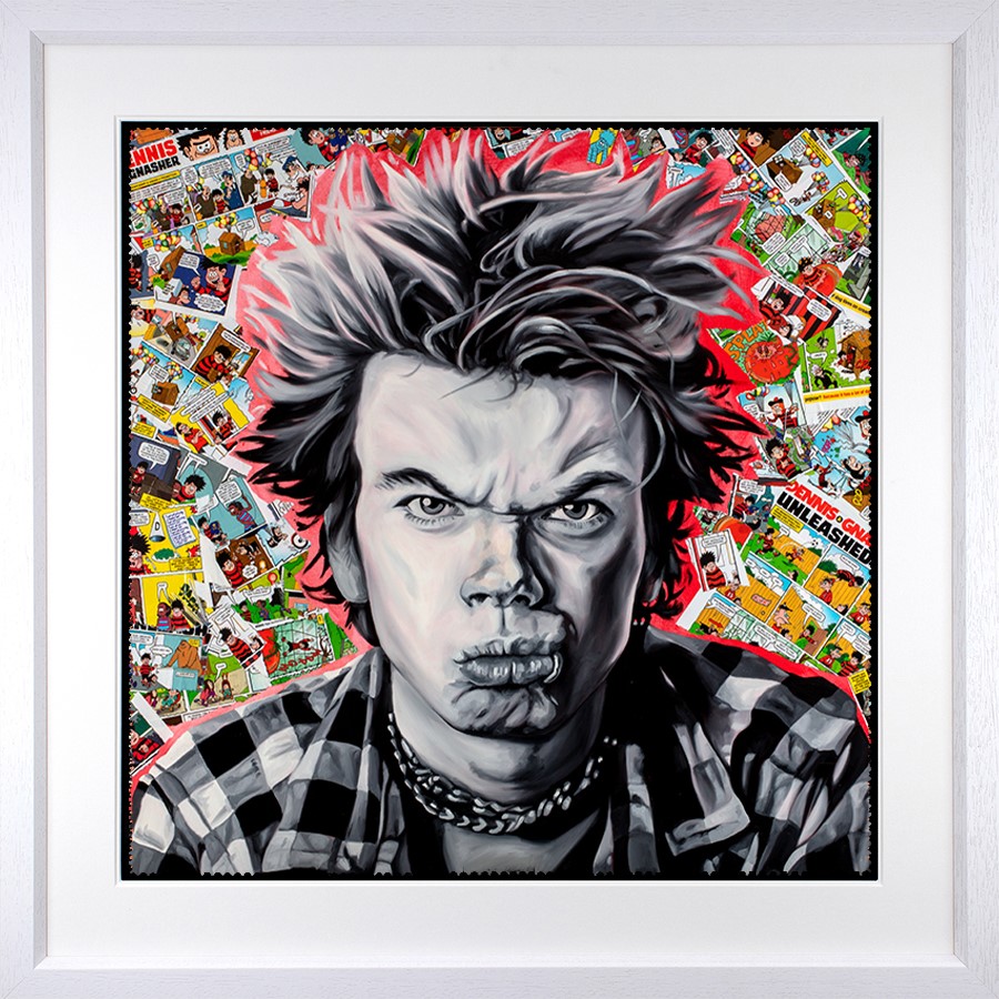 Anarchy Framed Print on Paper by Artist Chess
