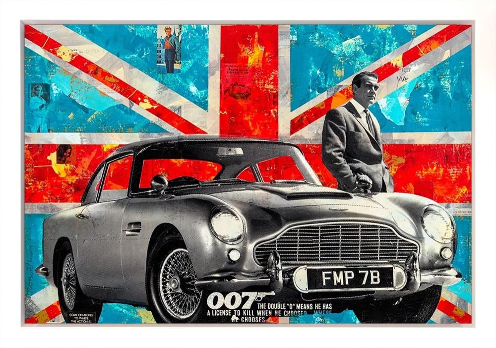 Break In The Action Framed Print on Board by Robert Mars