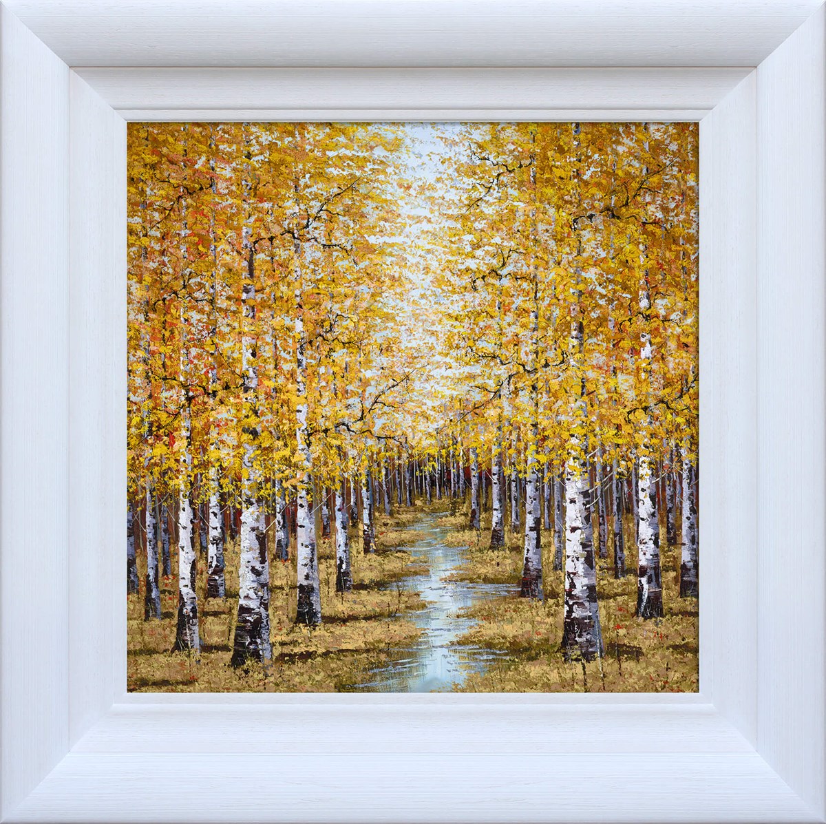 Echoes of Gold Framed Limited Edition Canvas on Board by Artist Inam