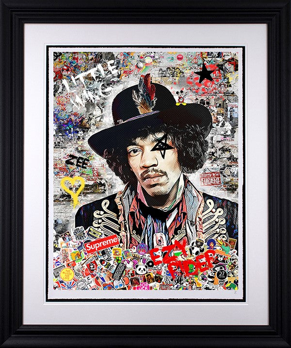 Ezy Rider Framed Print on Paper by Artist Zee