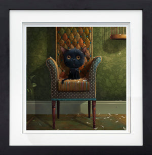 Guilty Conscience Framed Print on Paper by Artist Stephen Hanson