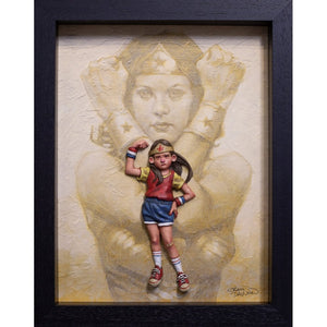 Its a Wonderful Life Framed Hand Painted 3D Wall Sculpture by Artist Craig Davison