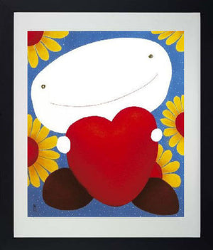 Love Is Everywhere Framed Print on Paper by Artist Mackenzie Thorpe