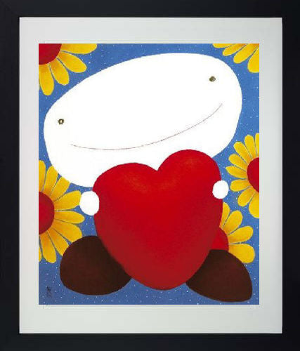 Love Is Everywhere Framed Print on Paper by Artist Mackenzie Thorpe