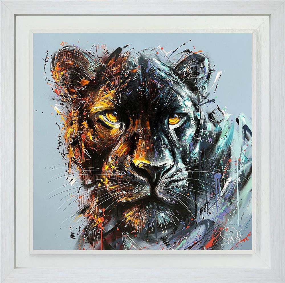 Luna Framed Limited Edition Print on Board by Artist Joe Galindo