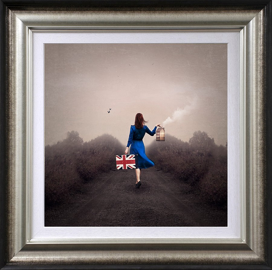 Moving On Account Framed Limited Edition Print on Paper by Artist Michelle Mackie
