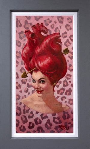 Moving Target Framed Canvas on Board by Artist Craig Davison