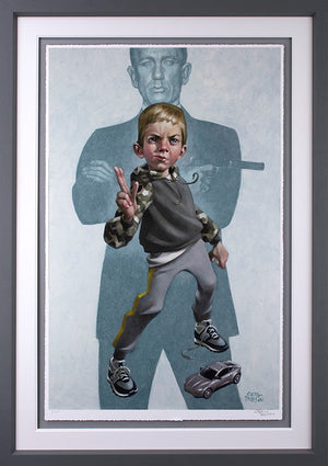 No Tim To Die Framed Print on Paper by Artist Craig Davison