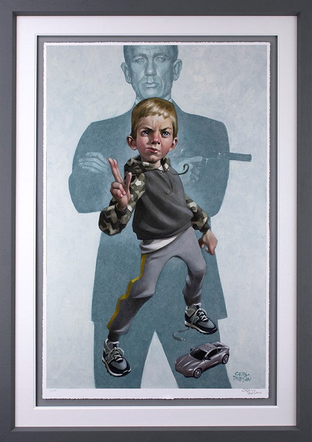 No Tim To Die Framed Print on Paper by Artist Craig Davison