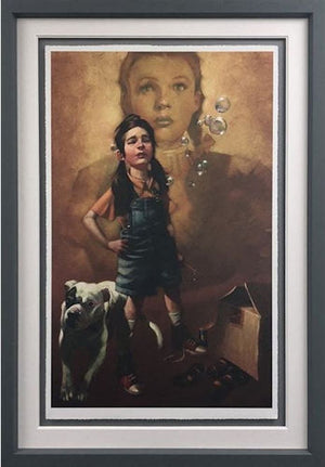 Now I Know We Are Not in Kansas Framed Print on Paper by Artist Craig Davison