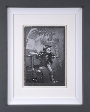 Playtime Framed Print on Paper by Artist Craig Davison