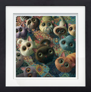 Tea Time Framed Print on Paper by Artist Stephen Hanson