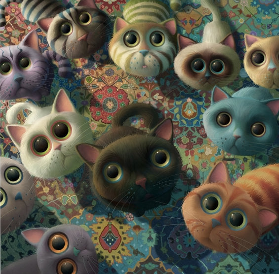 Tea Time Mounted Print on Paper by Artist Stephen Hanson