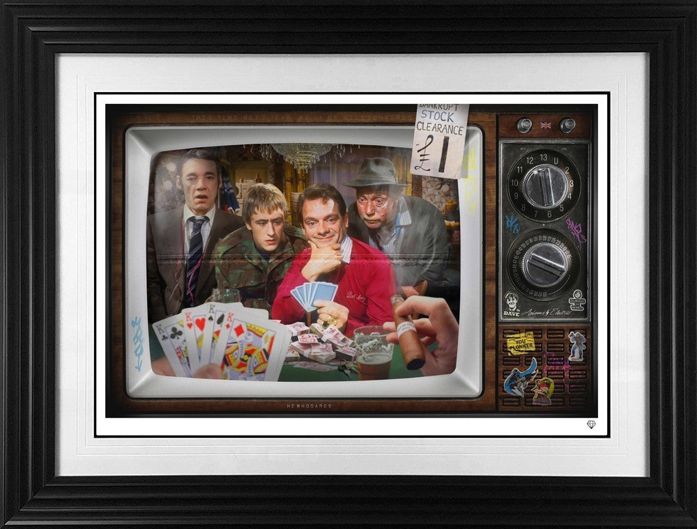 That's Not The Hand That I Dealt You Framed Signed Limited Edition Print on Paper by Artist JJ Adams