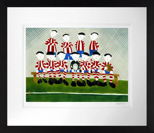 The A Team Framed Print on Paper by Artist Mackenzie Thorpe