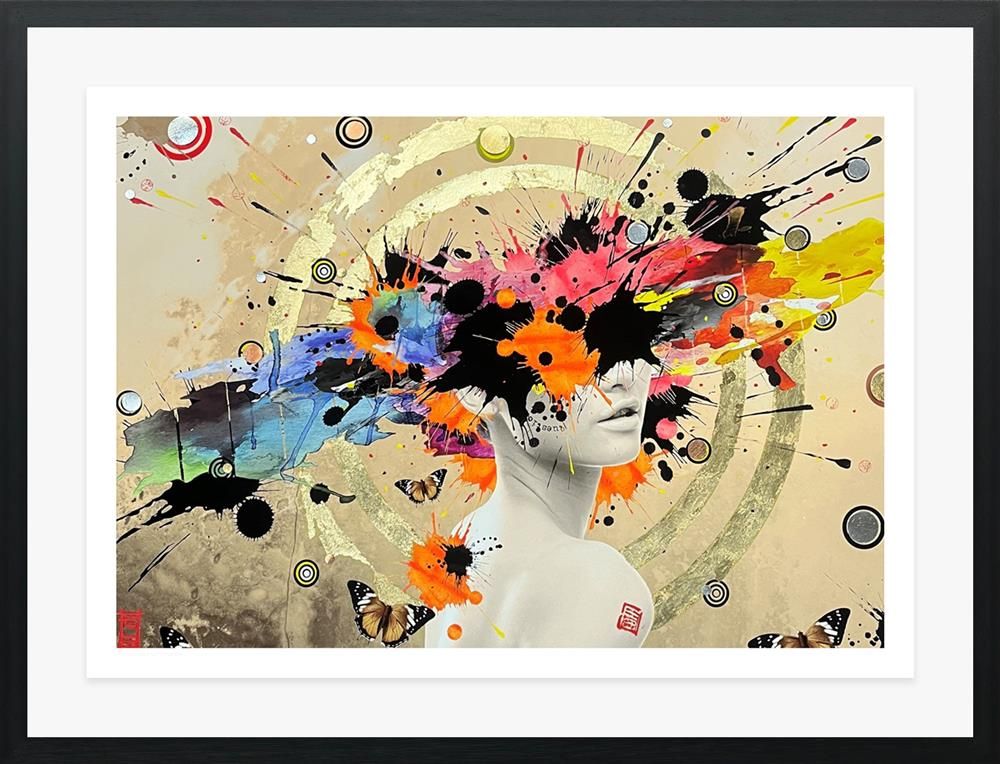 The Anatomy of Persephone Framed Print on Paper by Artist Gareth Tristan Evans