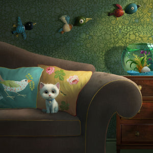 The Goldfish Mounted Print on Paper by Artist Stephen Hanson