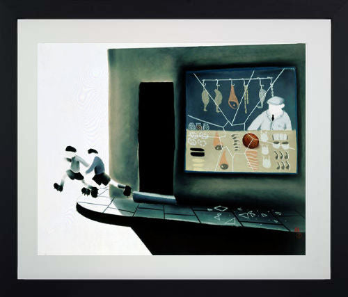 The Little XXXX Framed Print on Paper by Artist Mackenzie Thorpe