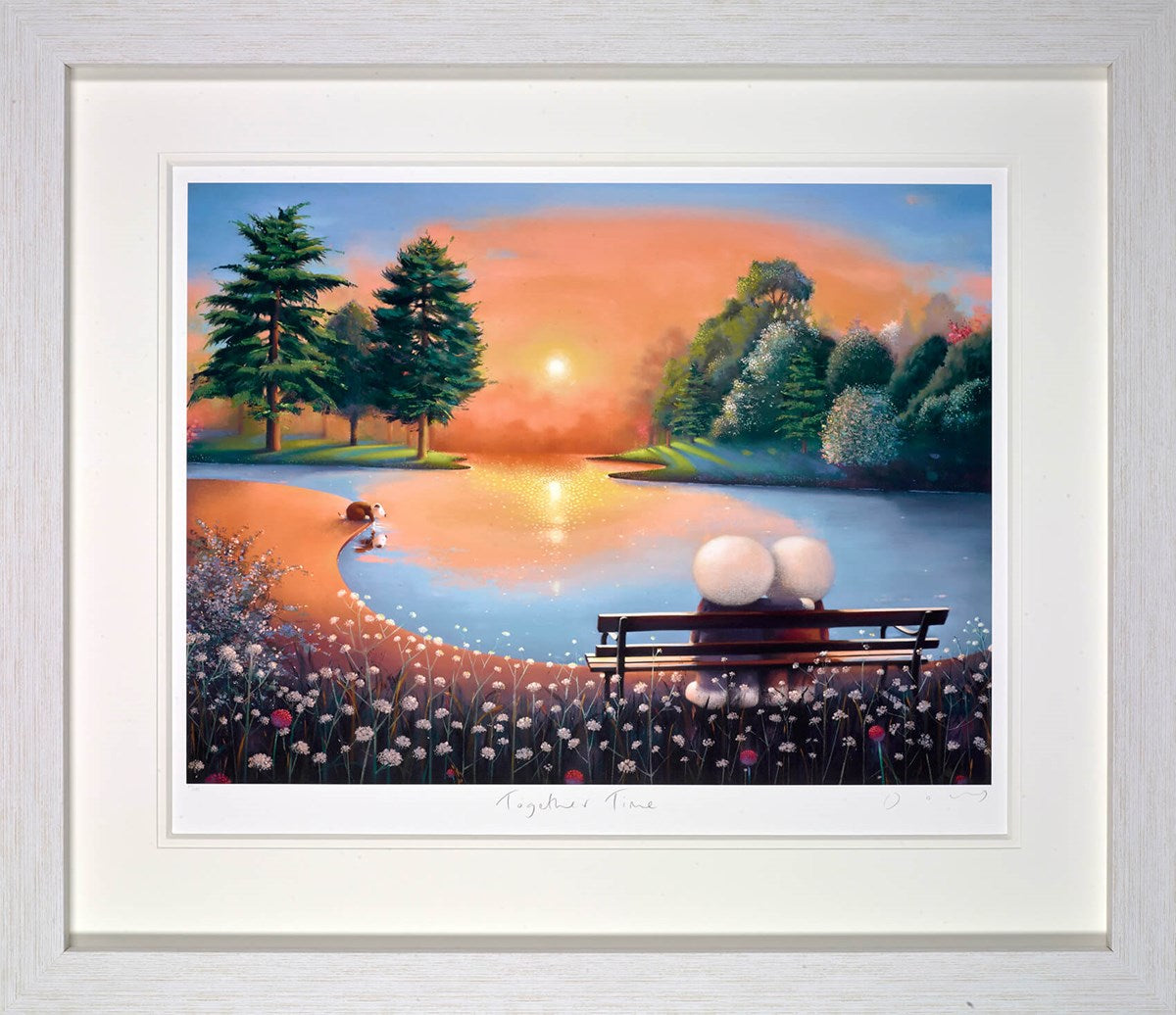 Together Time Framed Signed Limited Edition Print on Paper by Artist Doug Hyde