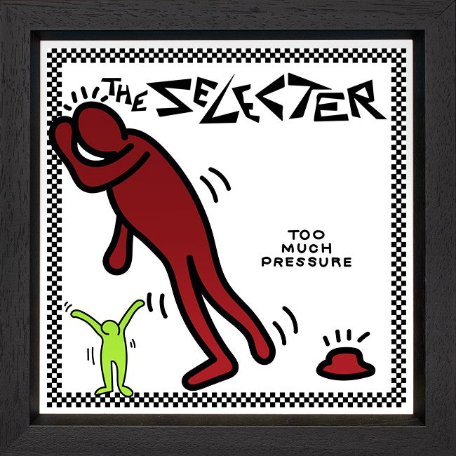 Too Much Pressure Framed Limited Edition Print on Paper by Artist Tboy