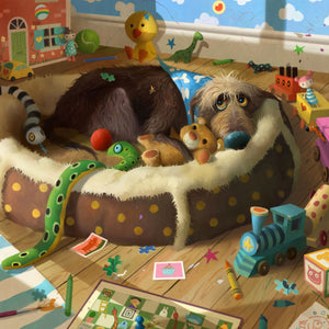 Toy Box Mounted Print on Paper by Artist Stephen Hanson