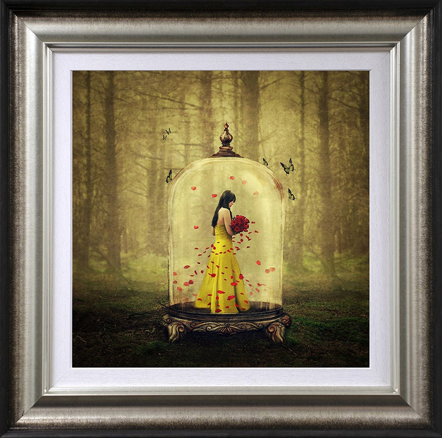 Until The Last petal Falls Framed Print on Paper by Artist Michelle Mackie
