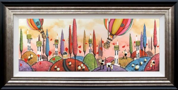 Where Penguins Dare Framed Print on Board by Artist Dale Bowen
