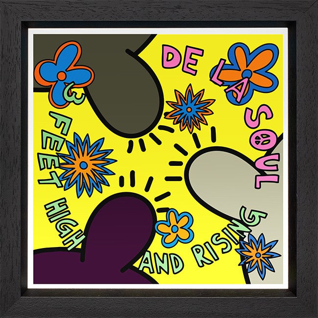 3 Feet High and Rising Framed Limited Edition Print on Paper by Artist Tboy
