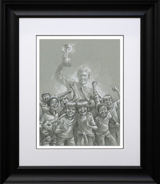 60 Years of Hurt Sketch Signed Framed Limited Edition Print on Board by Artist Craig Davison