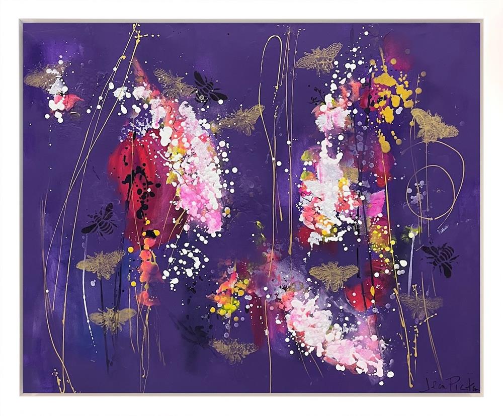 Bees And Bloom IV by Jean Picton