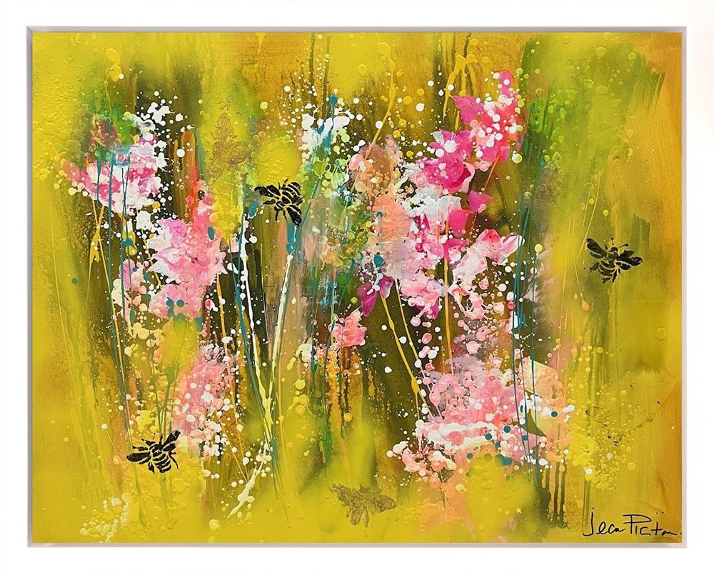 Bees And Bloom IX by Jean Picton