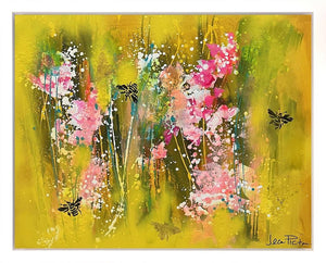 Bees And Bloom IX by Jean Picton