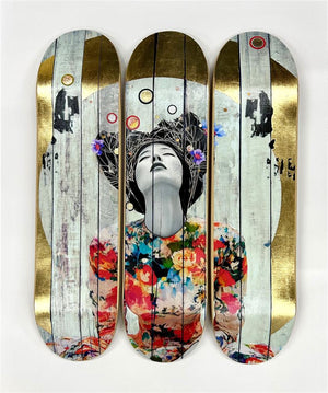 Big Sky - Skate Deck by The Trunk Of Funk