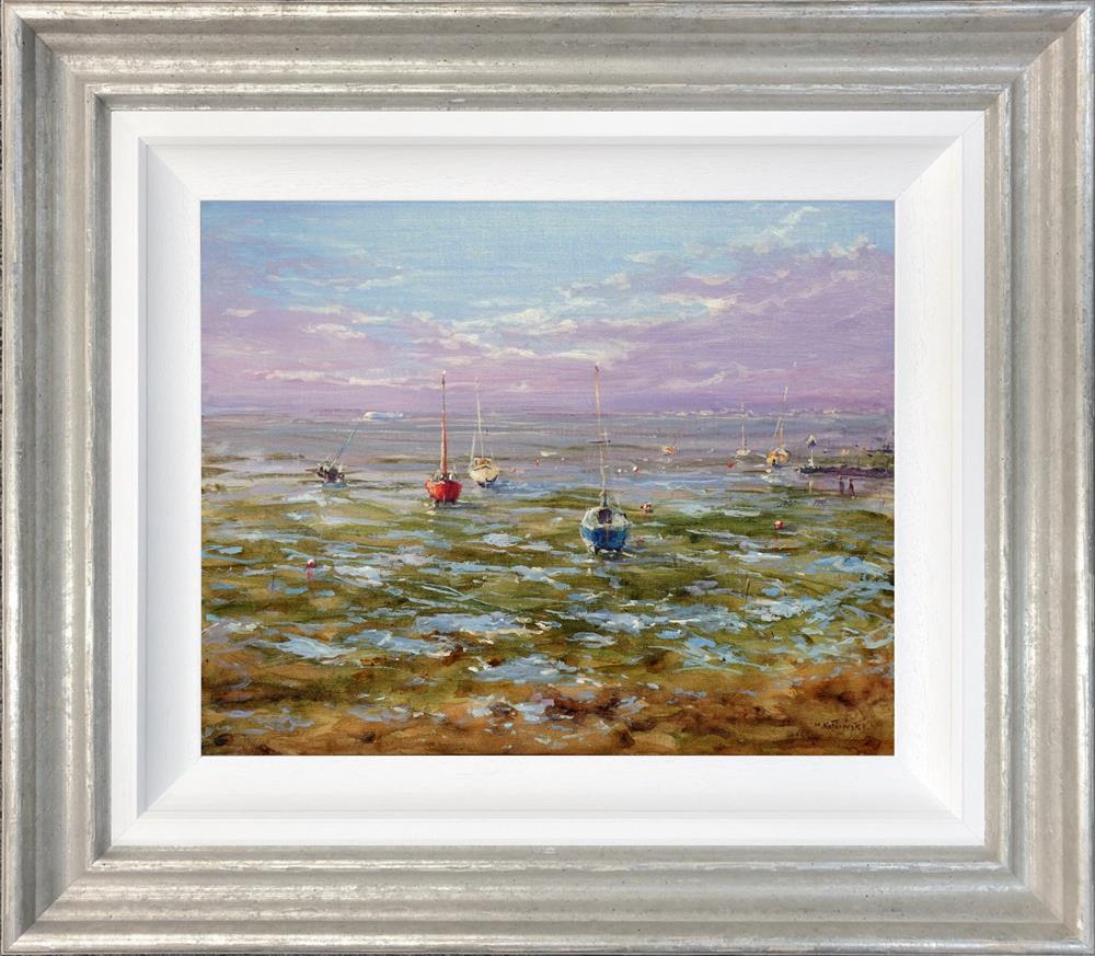 Boats At Low Tide by Mariusz Kaldowski