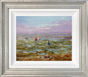 Boats At Low Tide by Mariusz Kaldowski