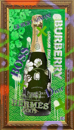 Bottle Of Perrier by Hue Folk