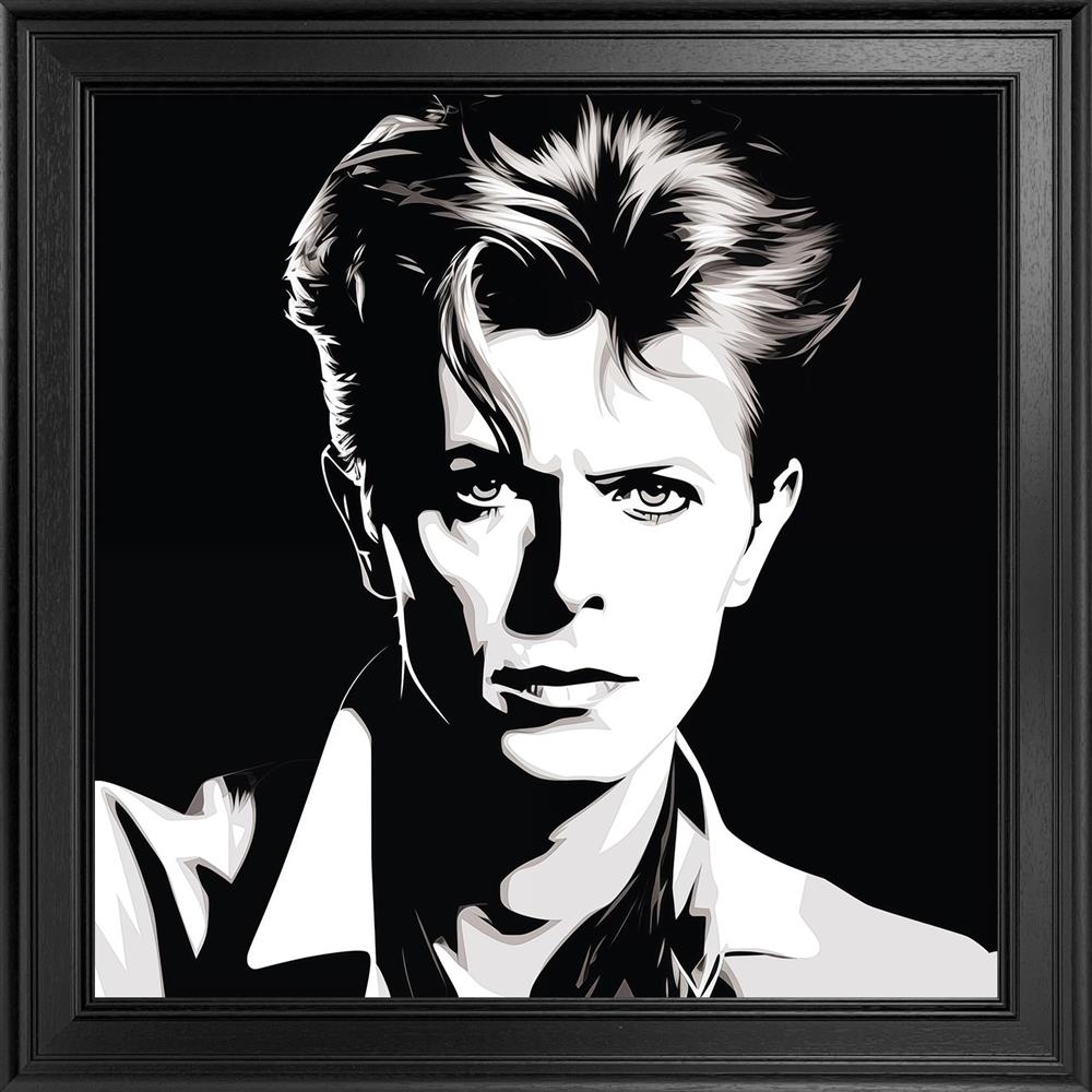 Bowie - Monochrome Fabrica Series by The Art Maverick
