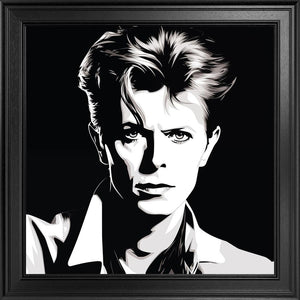 Bowie - Monochrome Fabrica Series by The Art Maverick