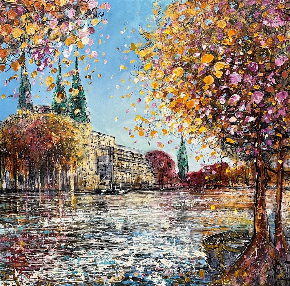 City Waters - Deluxe Canvas by Nigel Cooke