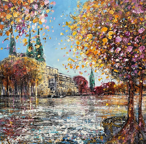 City Waters - Deluxe Canvas by Nigel Cooke