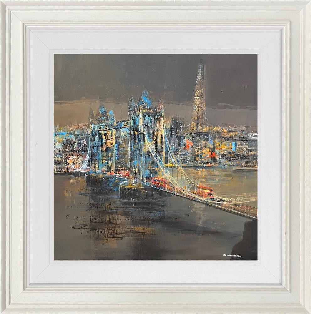 Crossing The Thames At Tower Bridge by Ed Robinson