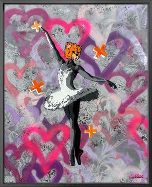 Dancing Is The Poetry Of The Foot - Ballet Bear IV by Hue Folk