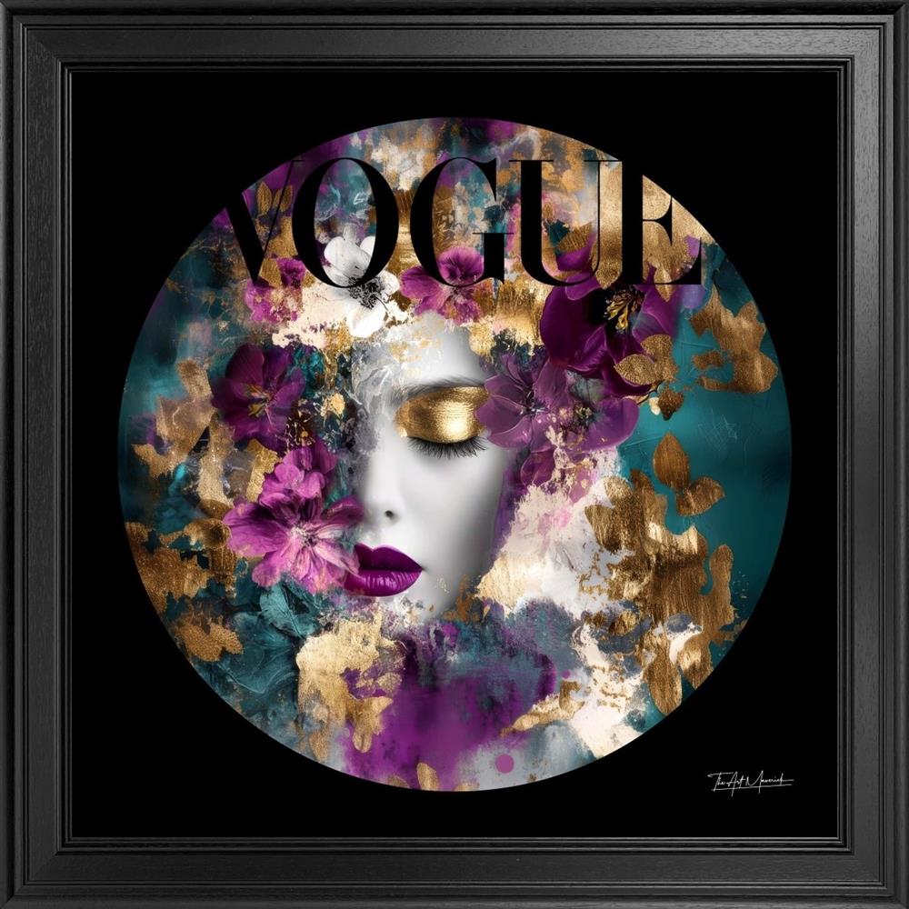 Delphine - Gilded Glass by The Art Maverick