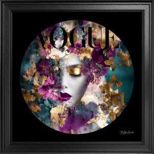 Delphine - Gilded Glass by The Art Maverick