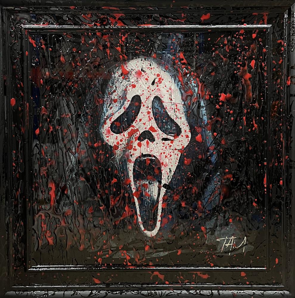 Do You Like Scary Movies - Deep Cast Liquid Resin by The Art Maverick