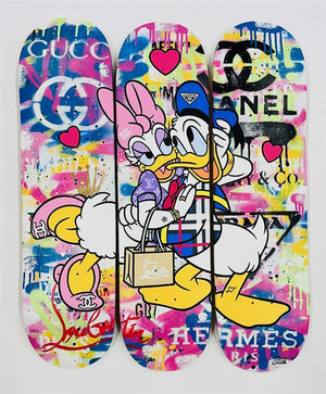 Ducky Love - Skatedeck by Emily Crook