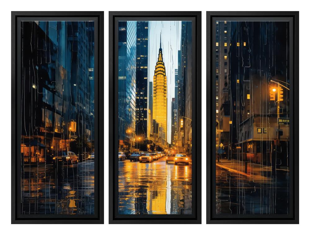 Empire Heights - Triptych by Leander