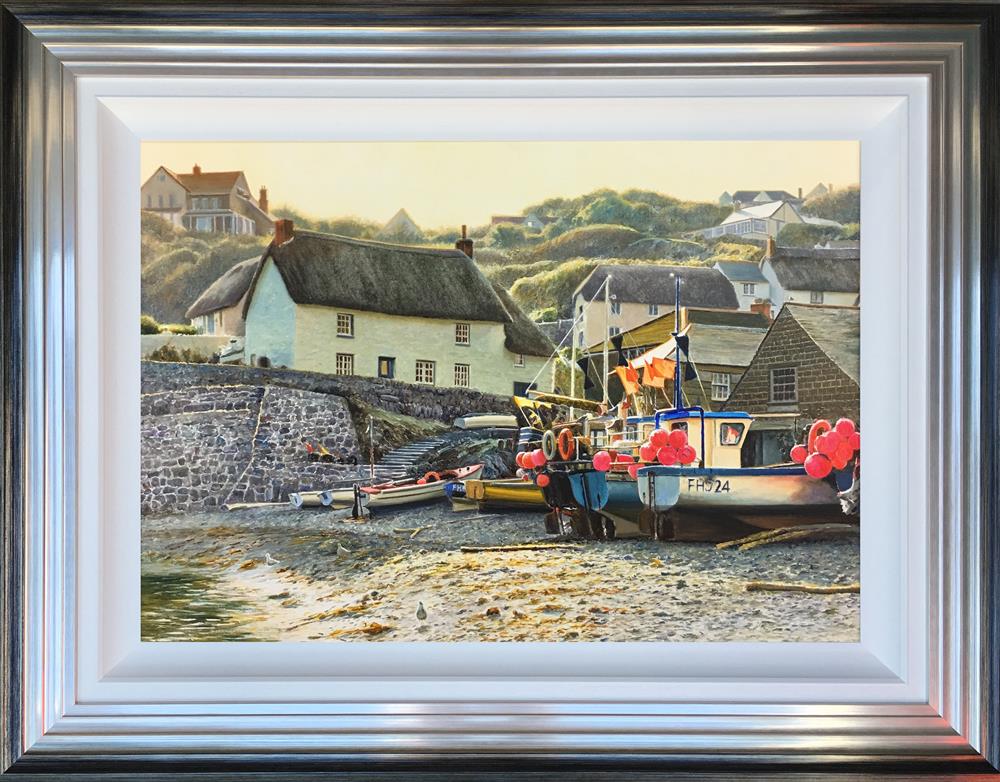Evening Light Cadgwith Cove ~ by Duncan Palmar RSMA