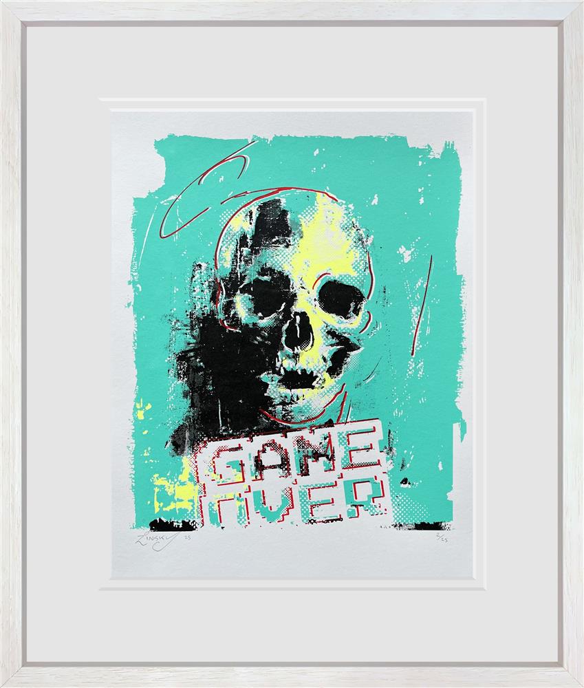 Game Over - Screenprint by Zinsky